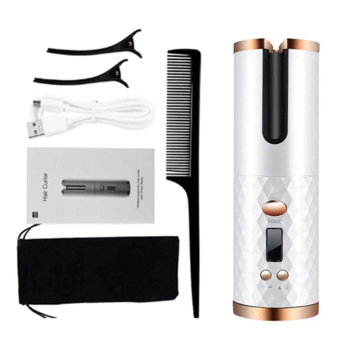 Lisslune | Cordless automatic curling iron for perfect curls anywhere