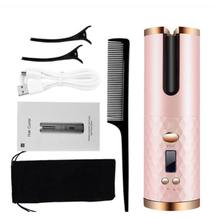 Lisslune | Cordless automatic curling iron for perfect curls anywhere