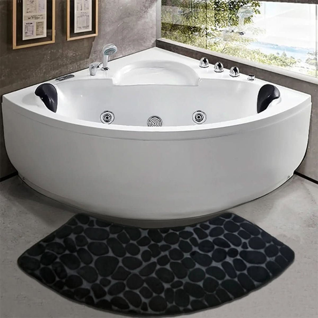 Lisslune | Bath mat with curved design for comfort & safety