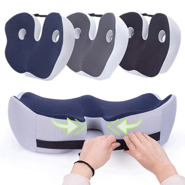 Lisslune | Adjustable Memory Foam Sit Bone Relief Seat Cushion