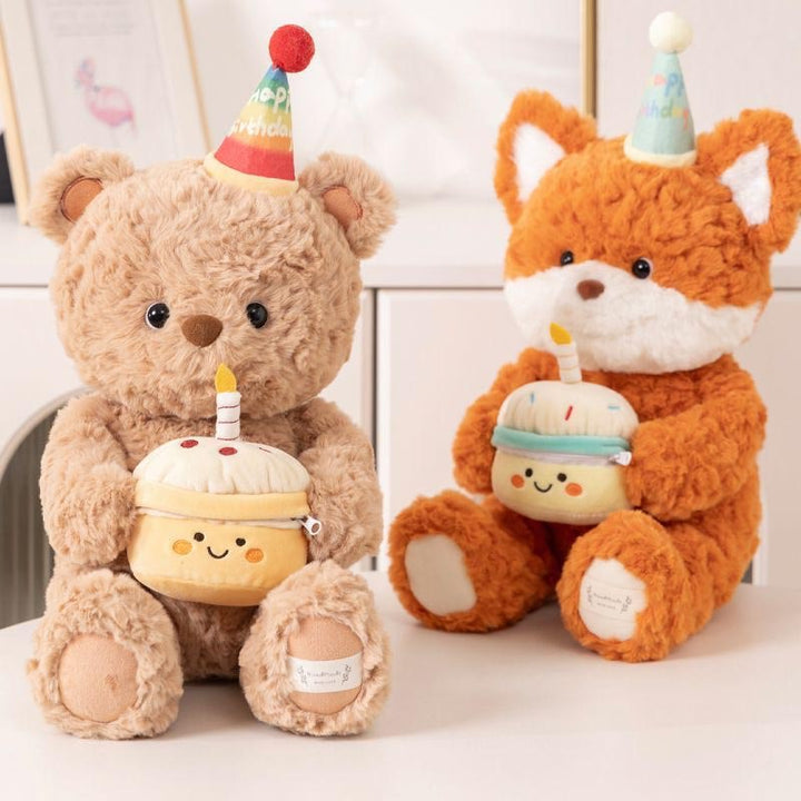 Lisslune | Sweet Birthday Bear Fox Plush