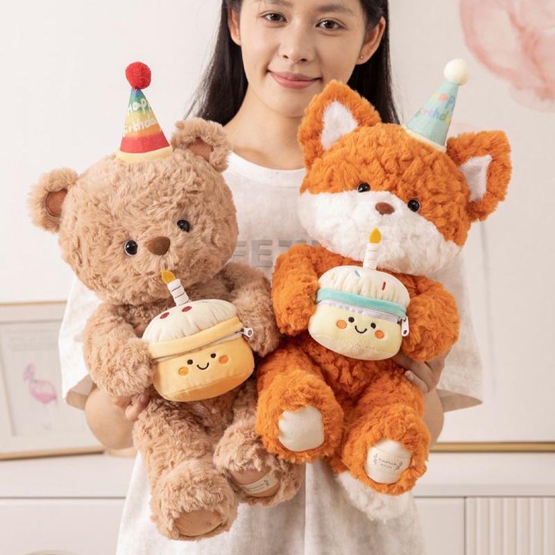 Lisslune | Sweet Birthday Bear Fox Plush