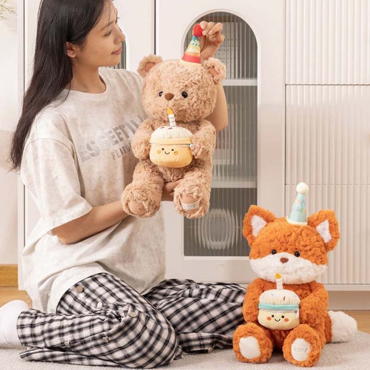 Lisslune | Sweet Birthday Bear Fox Plush
