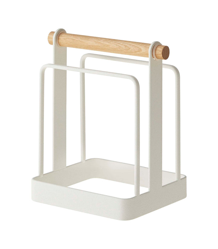 Lisslune | Cutting board stand - Steel + Wood