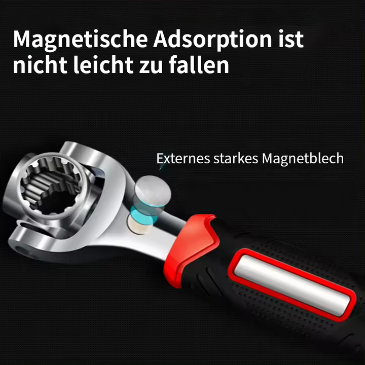 Lisslune | 52 in 1 Universal 360° Rotating Head Rubber Grip Socket Wrench