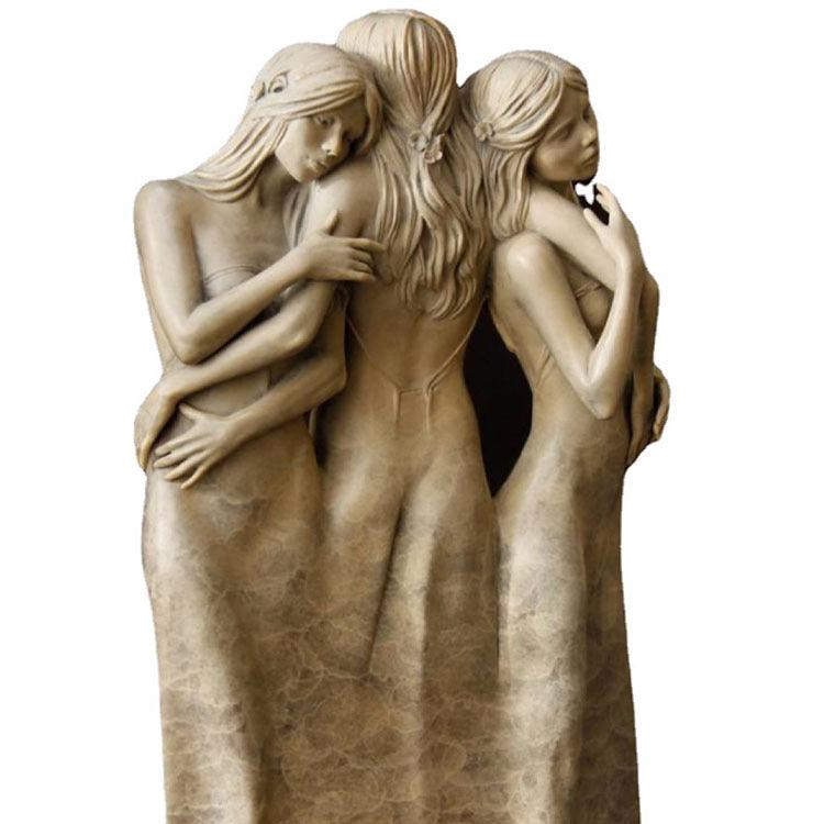 Lisslune | Trinity of the Goddesses Resin Art - Fascinating Decoration for Home and Garden