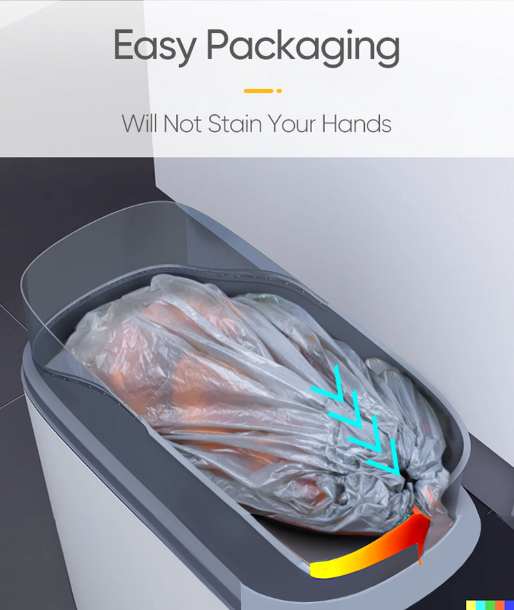 Lisslune | Automatic Packaging Large Trash Can