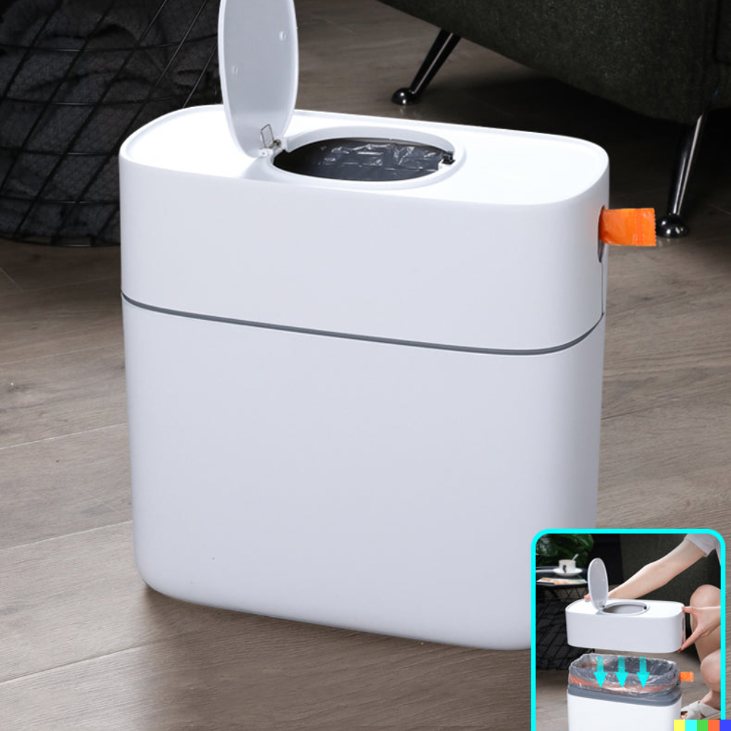 Lisslune | Automatic Packaging Large Trash Can