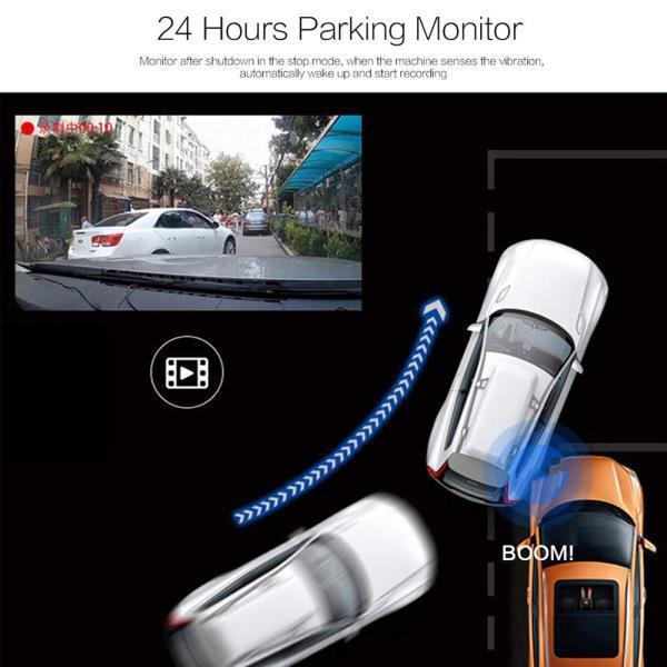 Lisslune | Car Camera Front/Rear Dual Car Dash Cam Surveillance