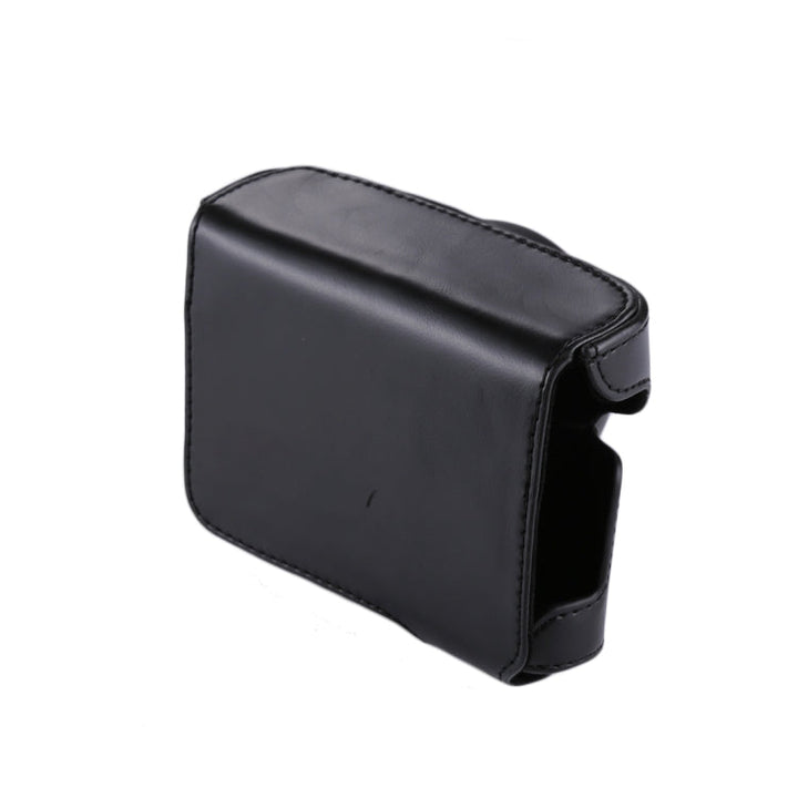 Lisslune | Full Body Camera PU Leather Camera Bag with Strap for Panasonic Lumix GF7 / GF8 / GF9 (12-32mm / 14-42mm Lens)(Black)