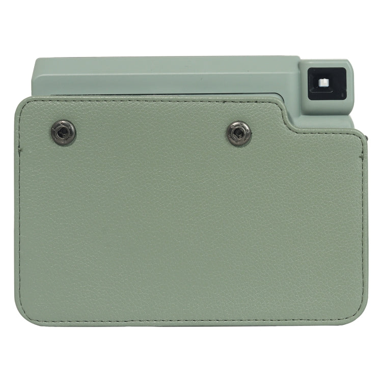 Lisslune | For FUJIFILM Instax WIDE 400 Full Body Leather Bag with Shoulder Strap (Green)