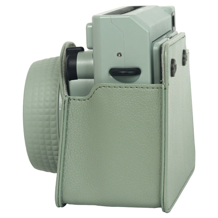 Lisslune | For FUJIFILM Instax WIDE 400 Full Body Leather Bag with Shoulder Strap (Green)