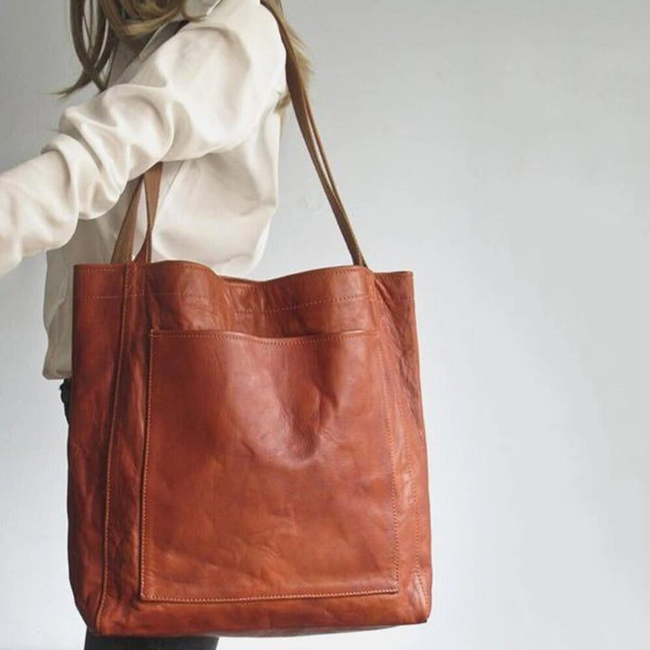 Lisslune | Elegant Women's Leather Handbag – Timeless Style for Work & Casual Wear