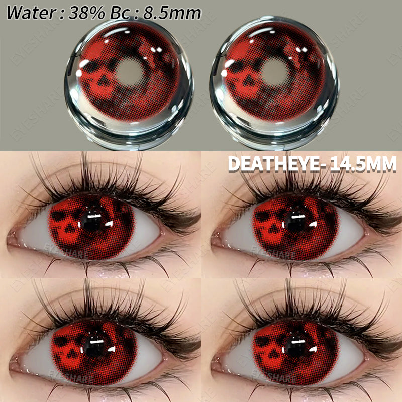 Rynx Cosplay Death Eye 14.5mm 1 pair | 1 year