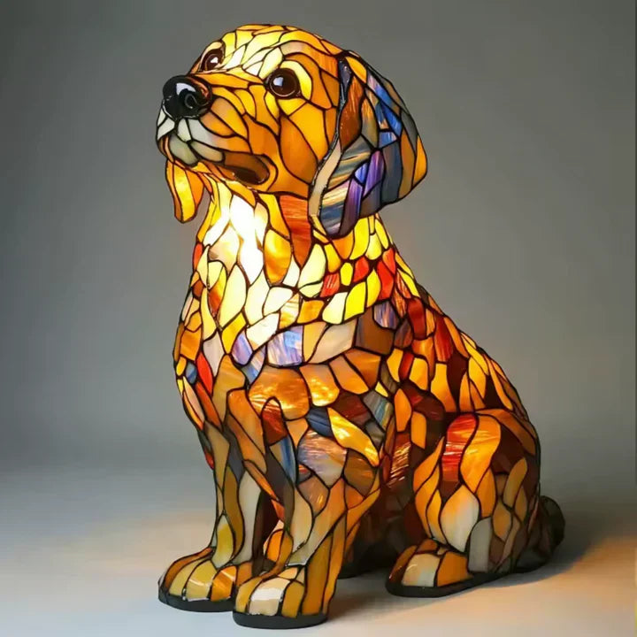 Lisslune | Lumidog Handmade Glowing Dog Lamp – Ambient Lighting and Gift
