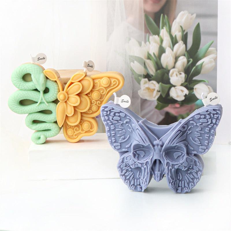 Lisslune | Playful Skull and Butterfly Silicone Mould for Halloween Treats