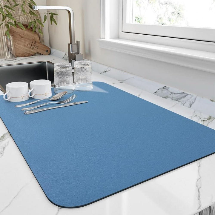 Lisslune | Quick-drying dish mat made of diatomite for 10-minute drying