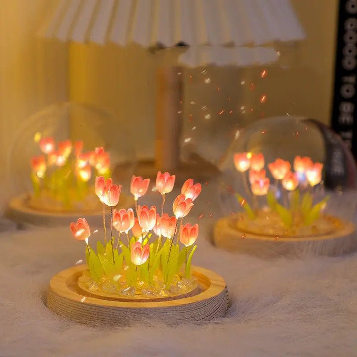 Lisslune | DIY Glass Tulip Globe Lamp