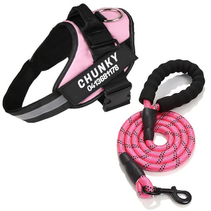 Lisslune | DOGSAFE HARNESS – Safety dog harness with name tag & reflectors