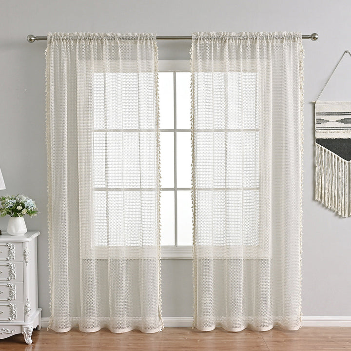 Lisslune | LuxeDrape – Soft Beige Voile for Sophisticated Spaces