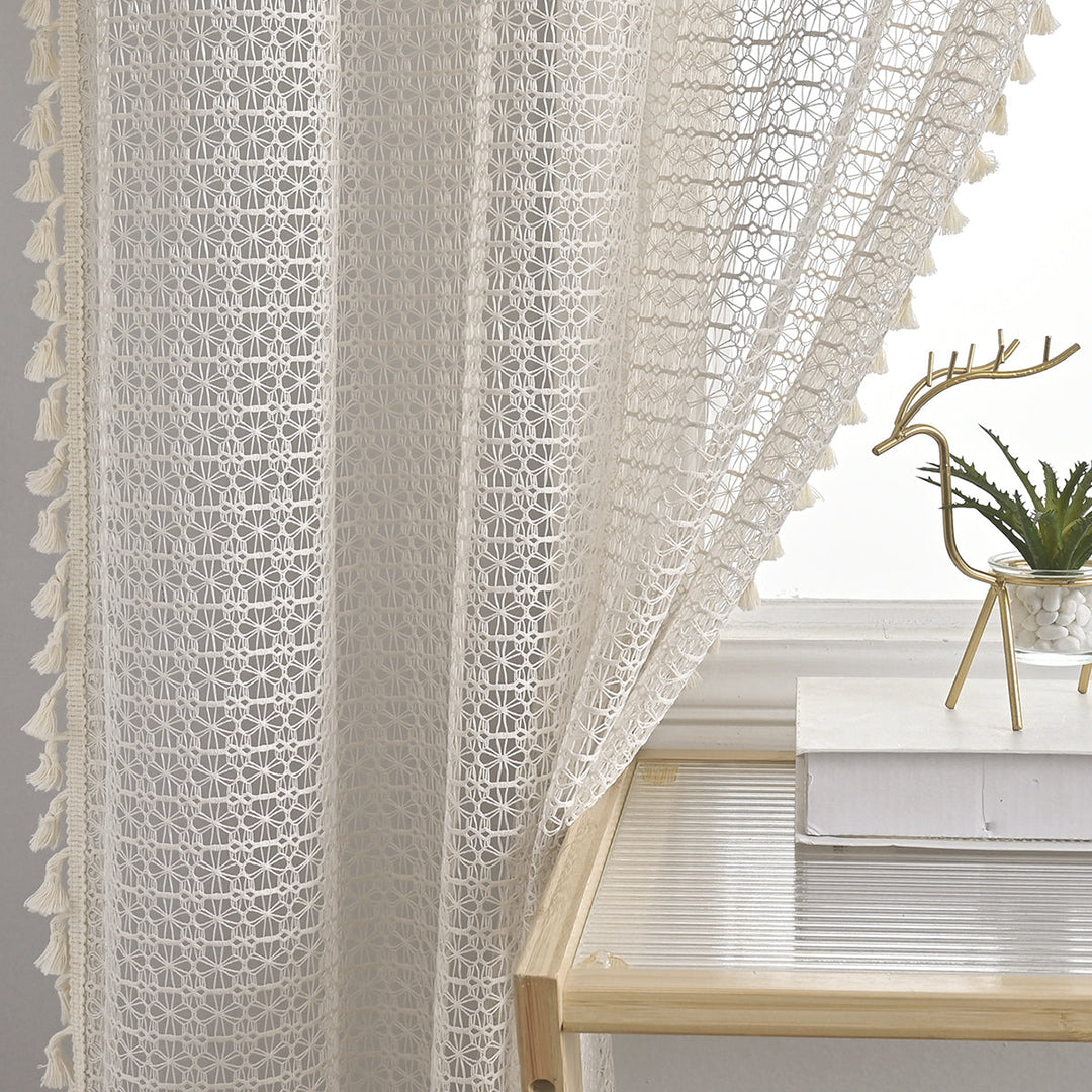 Lisslune | LuxeDrape – Soft Beige Voile for Sophisticated Spaces