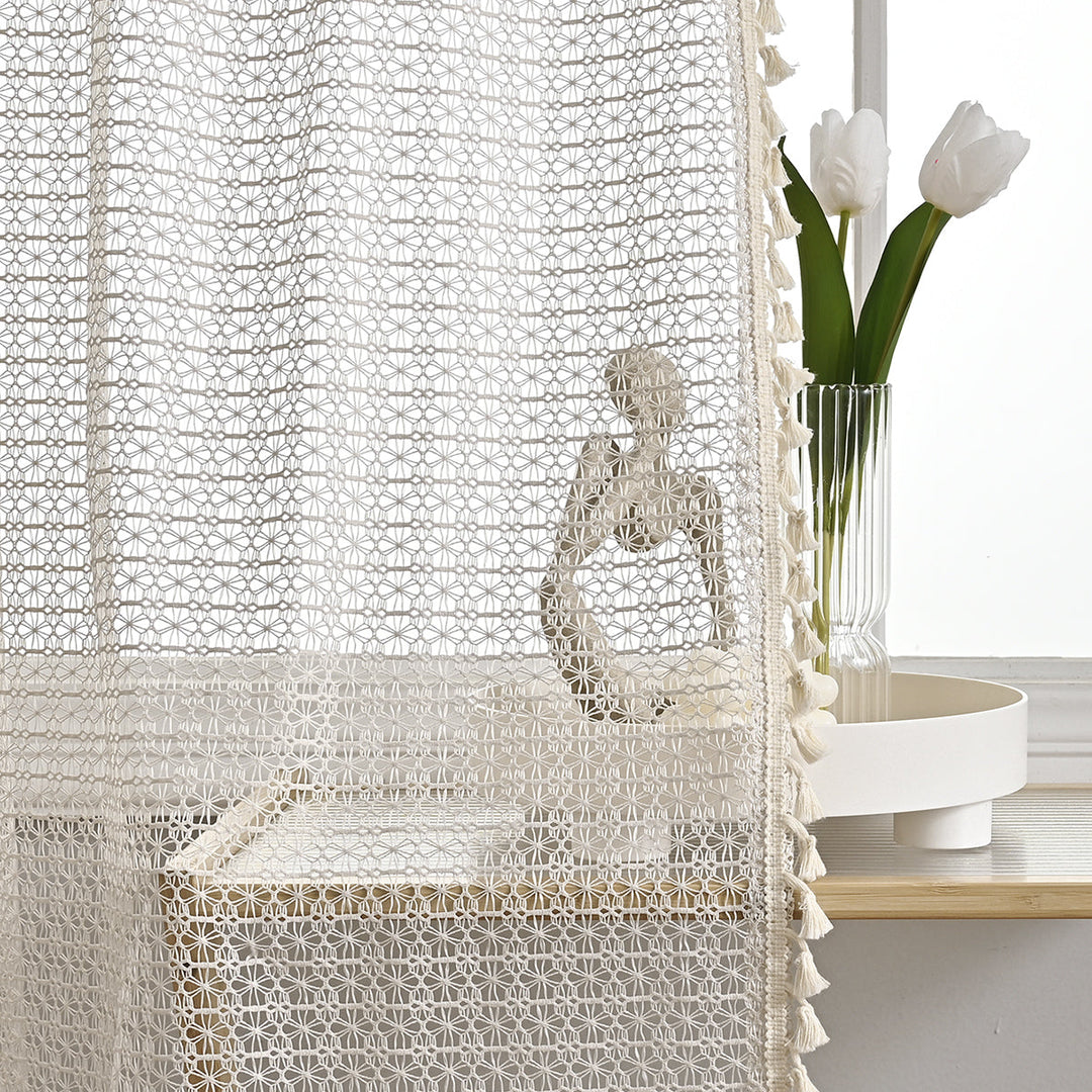 Lisslune | LuxeDrape – Soft Beige Voile for Sophisticated Spaces