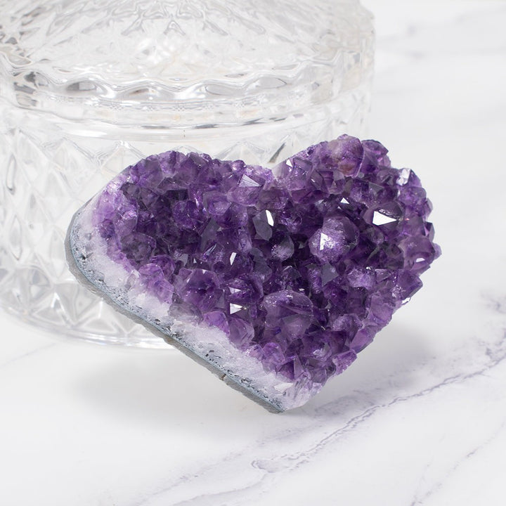 Lisslune | Amethyst Cluster Heart