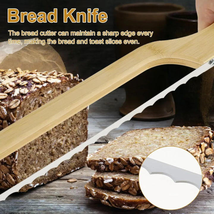 Lisslune | Perfect Bread Knife For Effortless Slicing
