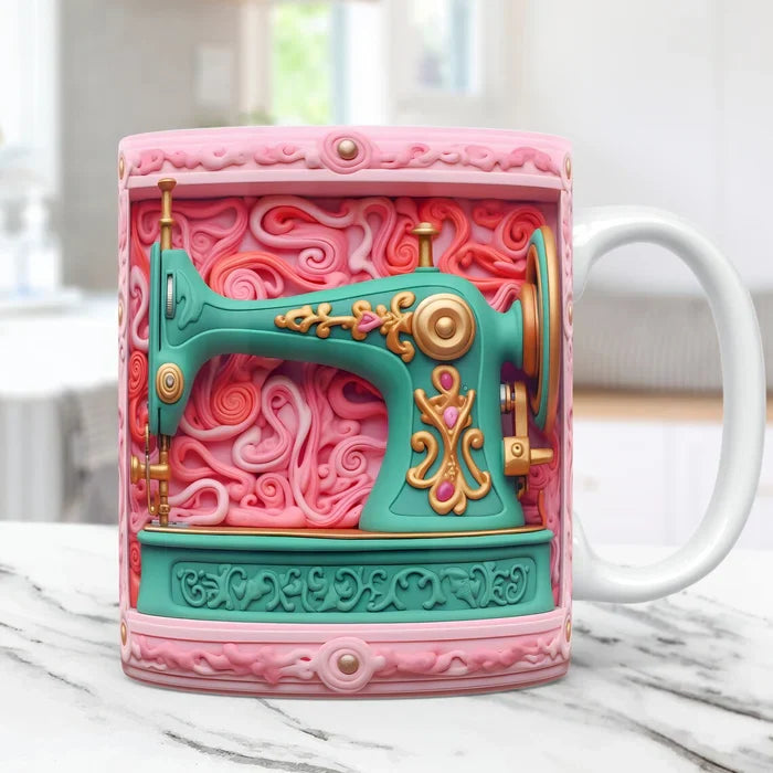 Lisslune | 3D sewing machine printed water cup