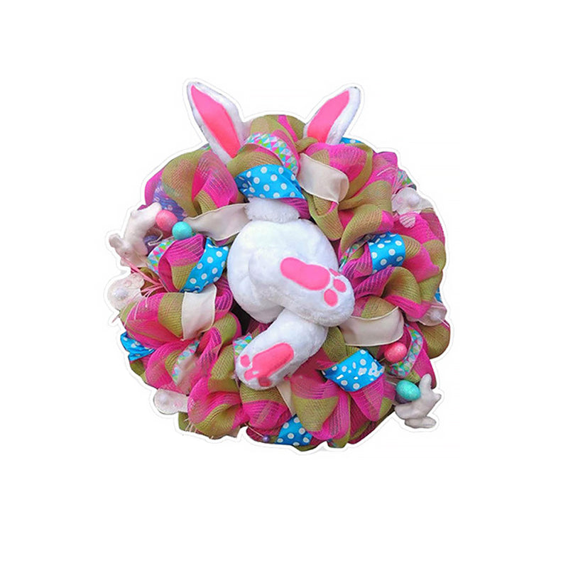 Lisslune | Easter Bunny Wreath Sticker