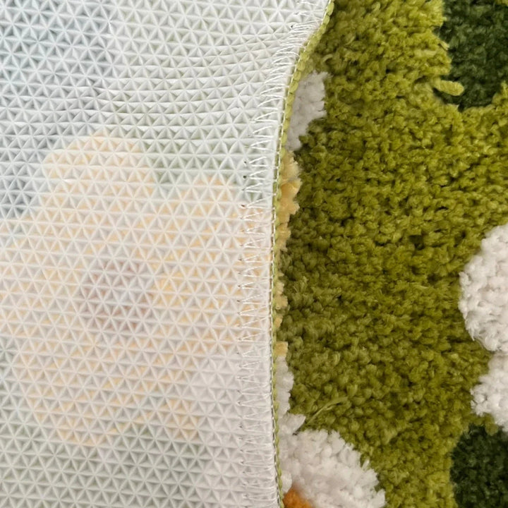 Lisslune | Daisy Moss Style Floor Bath Mat
