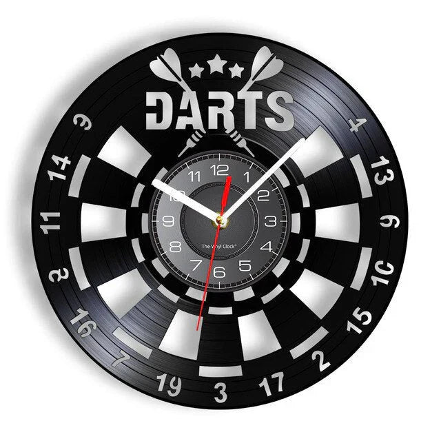 Lisslune | GameTime Vintage Dartboard Wall Clock