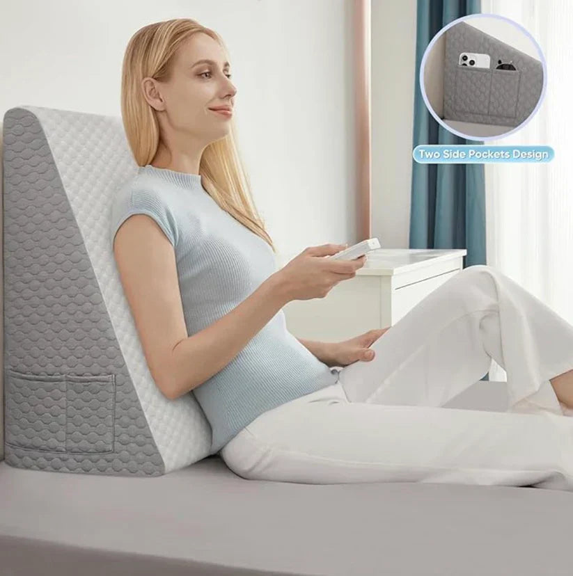 Lisslune | Premium Anti-Snore Wig Pillow – Support for Sleep Apnea and Reflux
