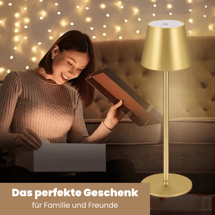 Lisslune | LED Table Lamp – Wireless, Touch Control & Dimmable Light