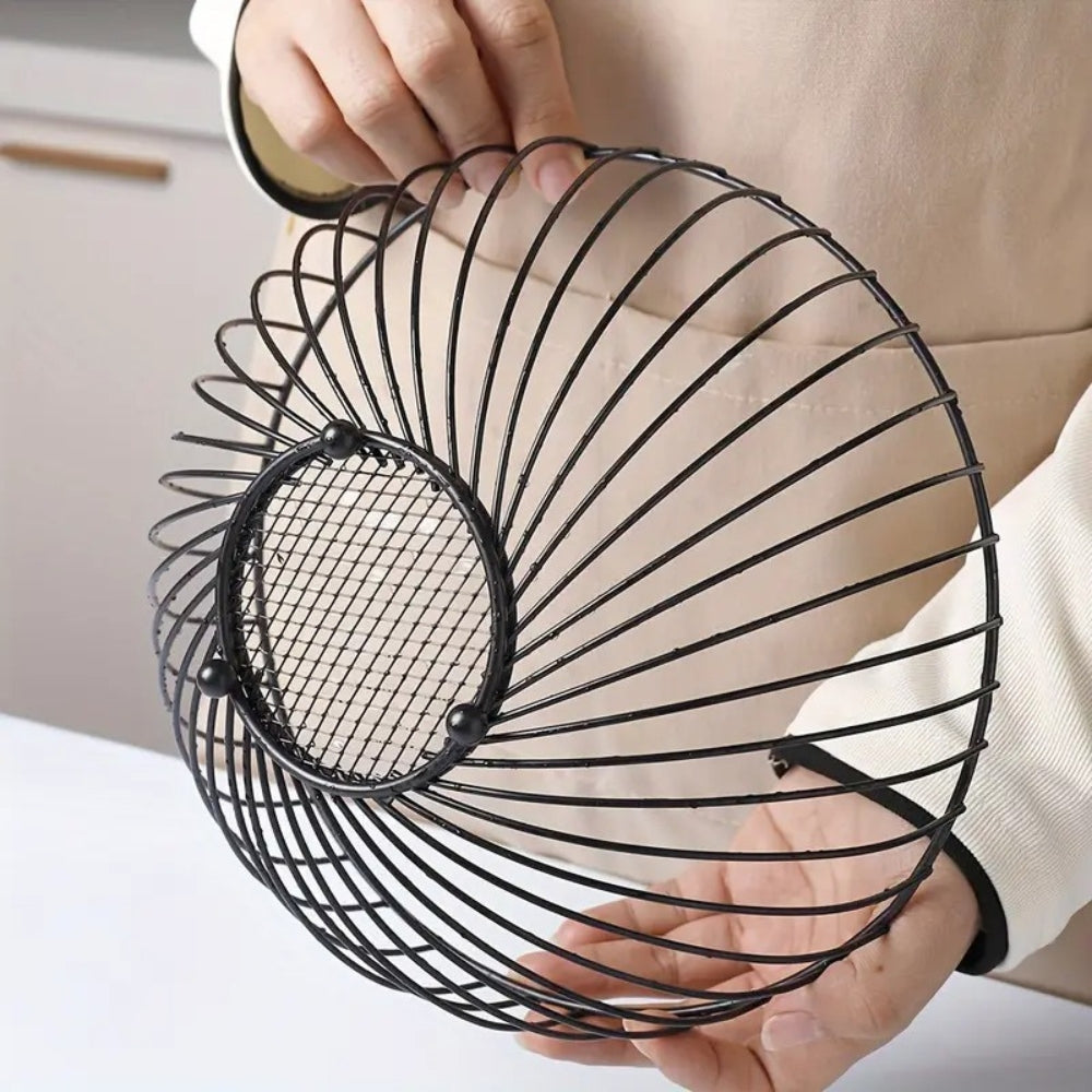 Lisslune | Decorative Round Iron Fruit Tray
