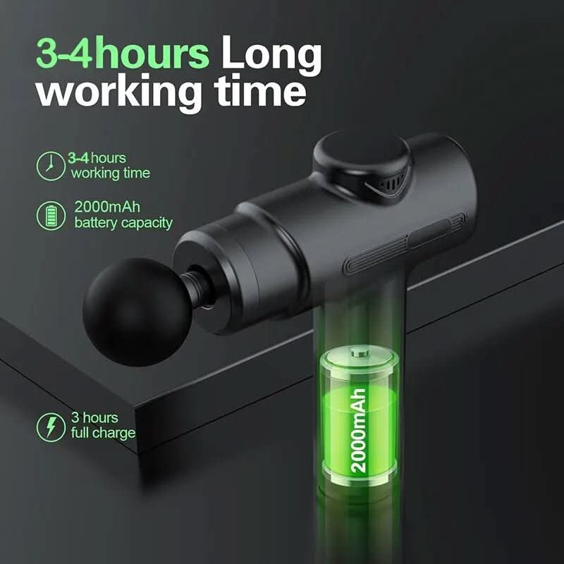Lisslune | Electric Massage Gun with 8 Attachments for Versatile Muscle Application
