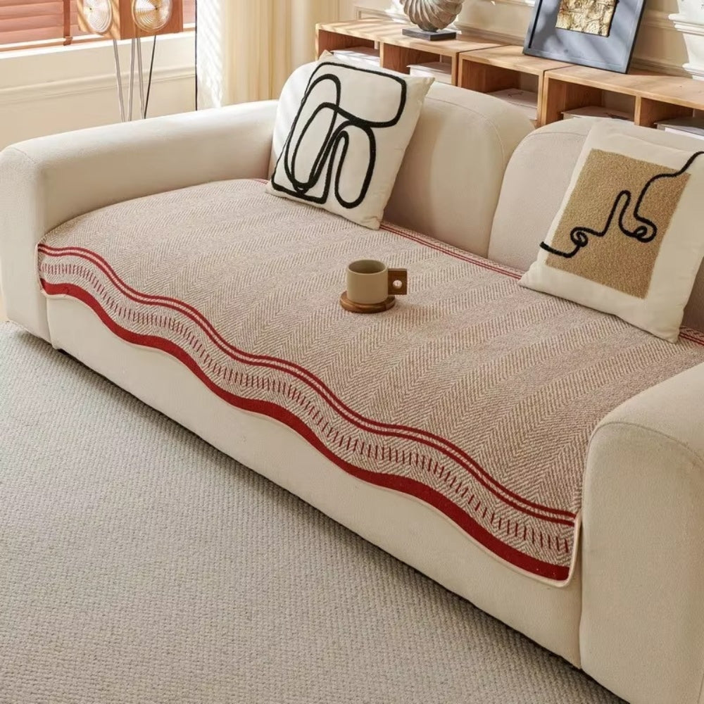 Lisslune | Modern Wave Anti-Slip Sofa Cover