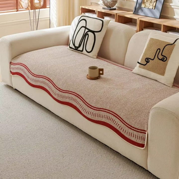 Lisslune | Modern Wave Anti-Slip Sofa Cover