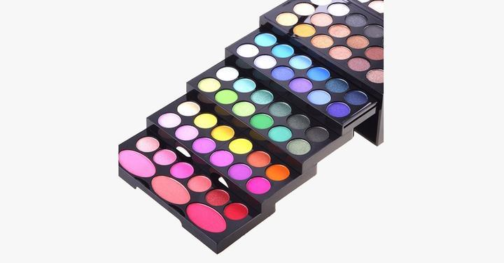 Lisslune | Deluxe Eyeshadow Set with 148 Shades - Long-lasting Colors for the Perfect Eye Makeup Finish!