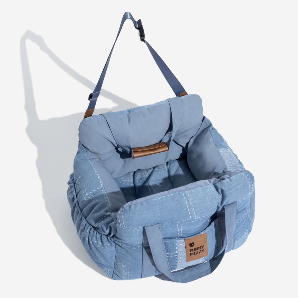 Lisslune | PETCOMFORT - Dog Car Seat Bed for On-the-Go