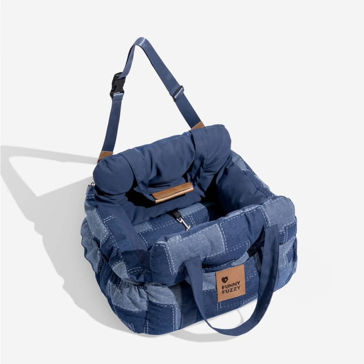 Lisslune | PETCOMFORT - Dog Car Seat Bed for On-the-Go