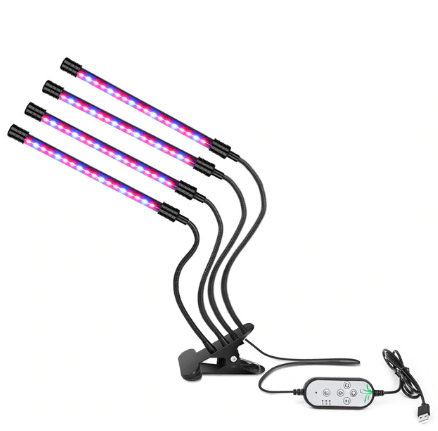 Lisslune | USB Led Grow Light Full Spectrum Fitolamp With Control For Plants Seedlings