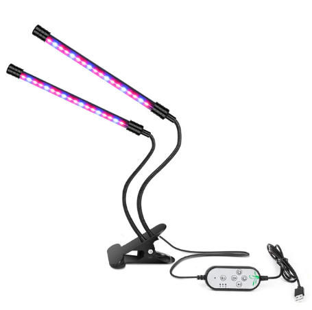 Lisslune | USB Led Grow Light Full Spectrum Fitolamp With Control For Plants Seedlings