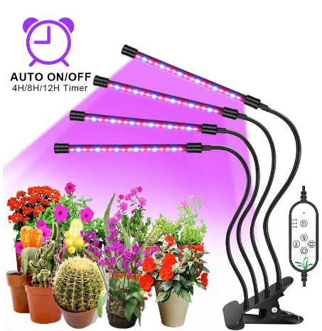 Lisslune | USB Led Grow Light Full Spectrum Fitolamp With Control For Plants Seedlings