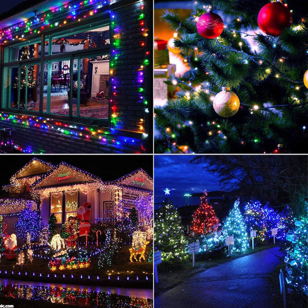 Lisslune | Halloween LED String Lights – Purple and Orange Fairy Lights for Outdoor Terrace, Garden, Street, Home, Christmas, and Party Decor