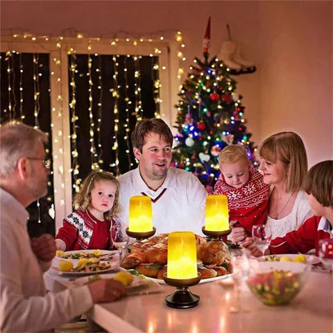Lisslune | FlameGlow LED Lamp – Flickering Flame Effect for Warm and Cozy Atmosphere