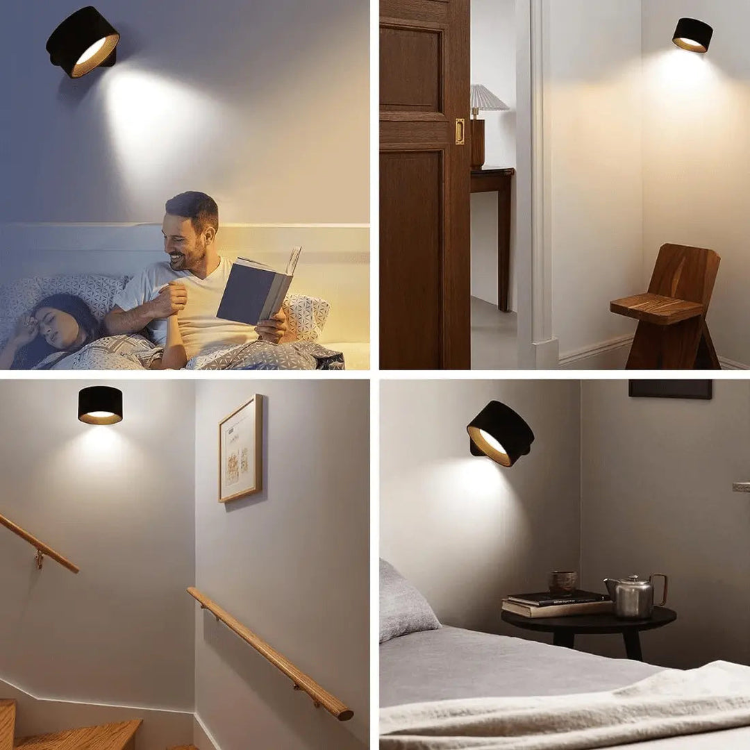Lisslune | Wall lamp Rechargeable Wireless 360°