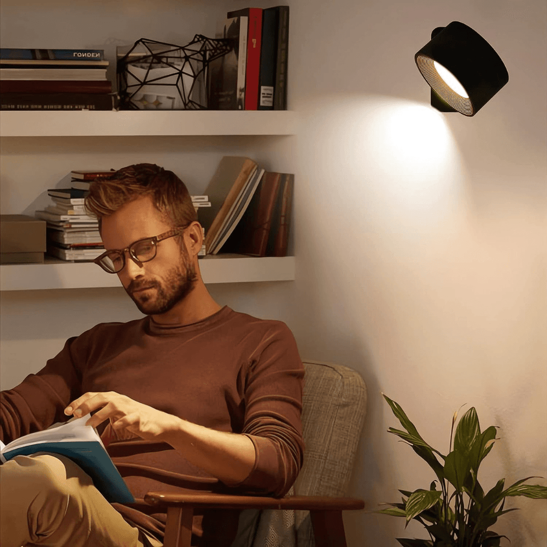 Lisslune | 360° wireless rechargeable wall light | Versatile LED lighting solution