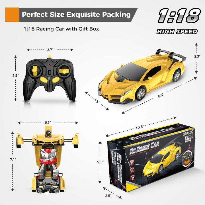 Lisslune | Transforming Robot RC Cars for Kids