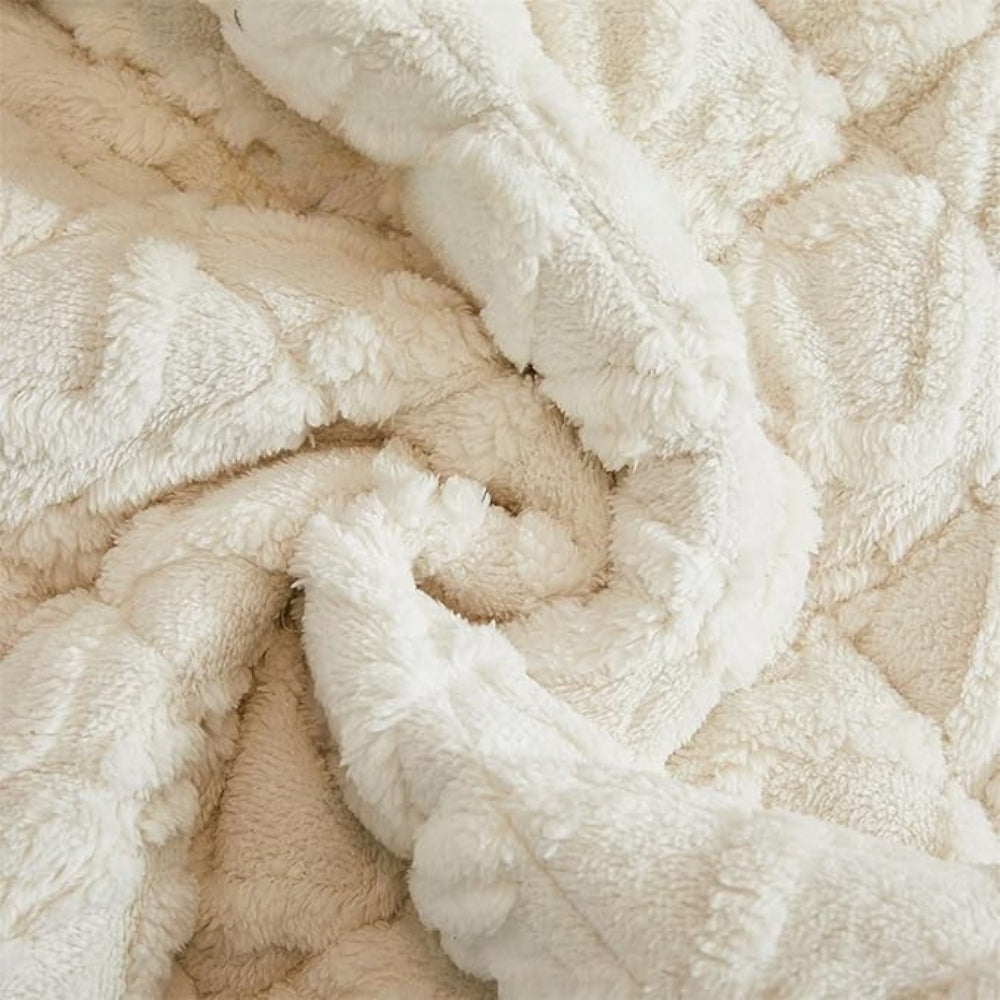 Lisslune | Snuggle Sherpa Plush Sofa Protector Cover